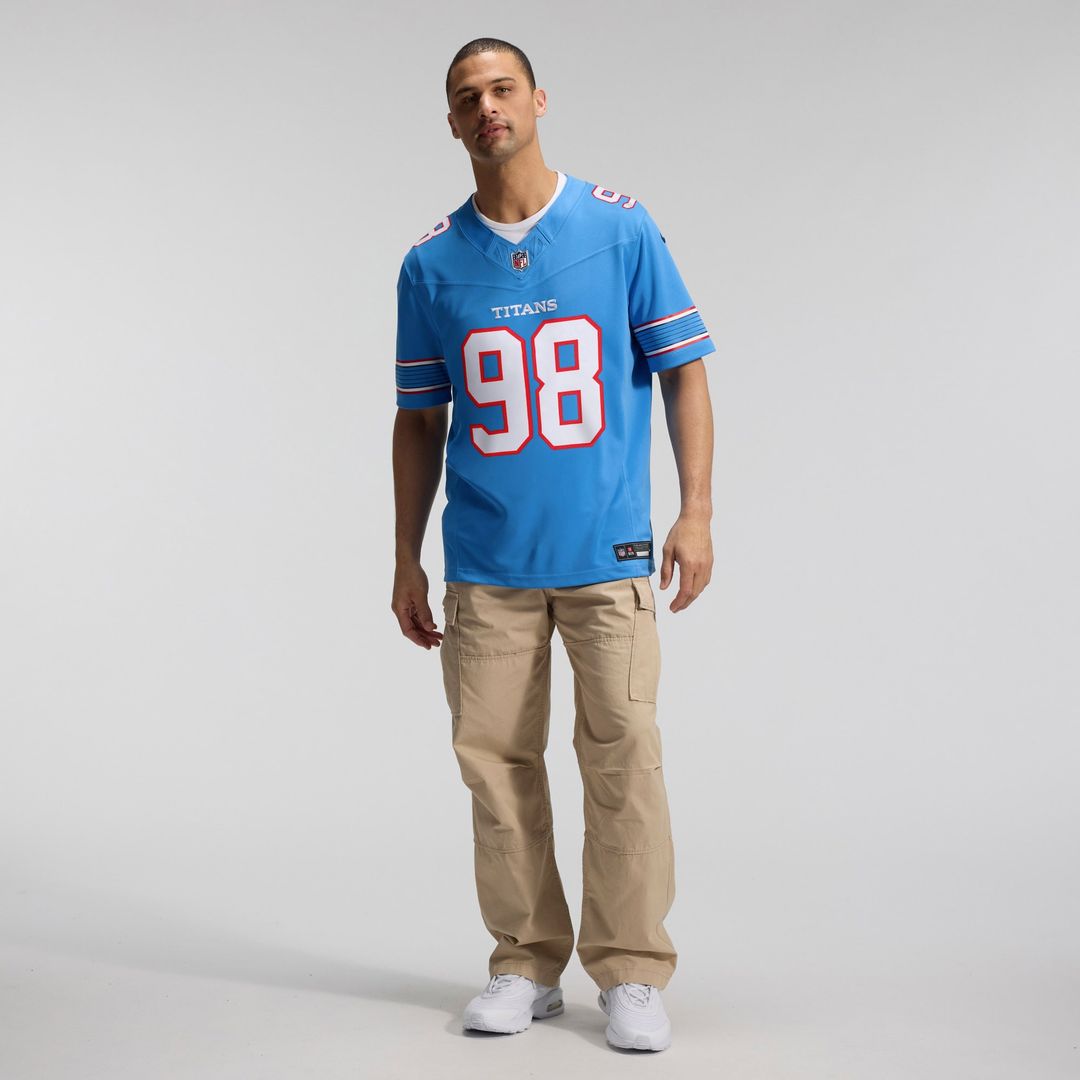 Jeffery Simmons Tennessee Titans Vapor F.U.S.E. Stitched Limited Jersey - White