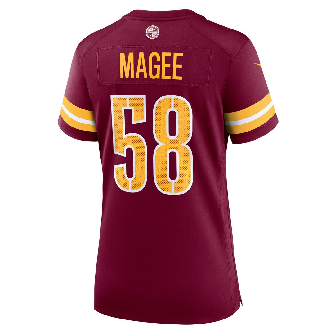 Magee Washington Commanders Women's Team Game Jersey - Burgundy