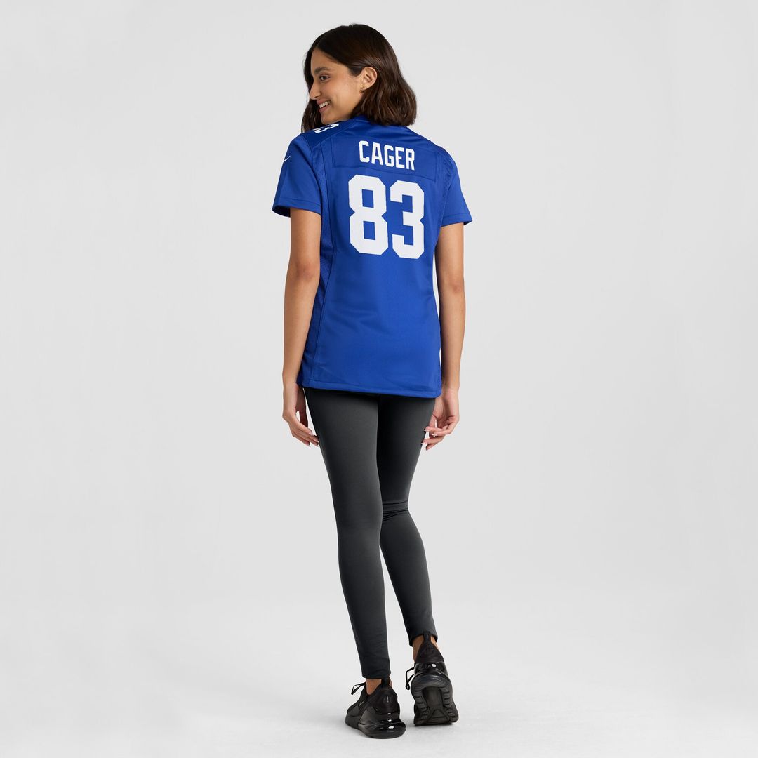 Lawrence Cager New York Giants Women's Home Game Player Jersey - Royal