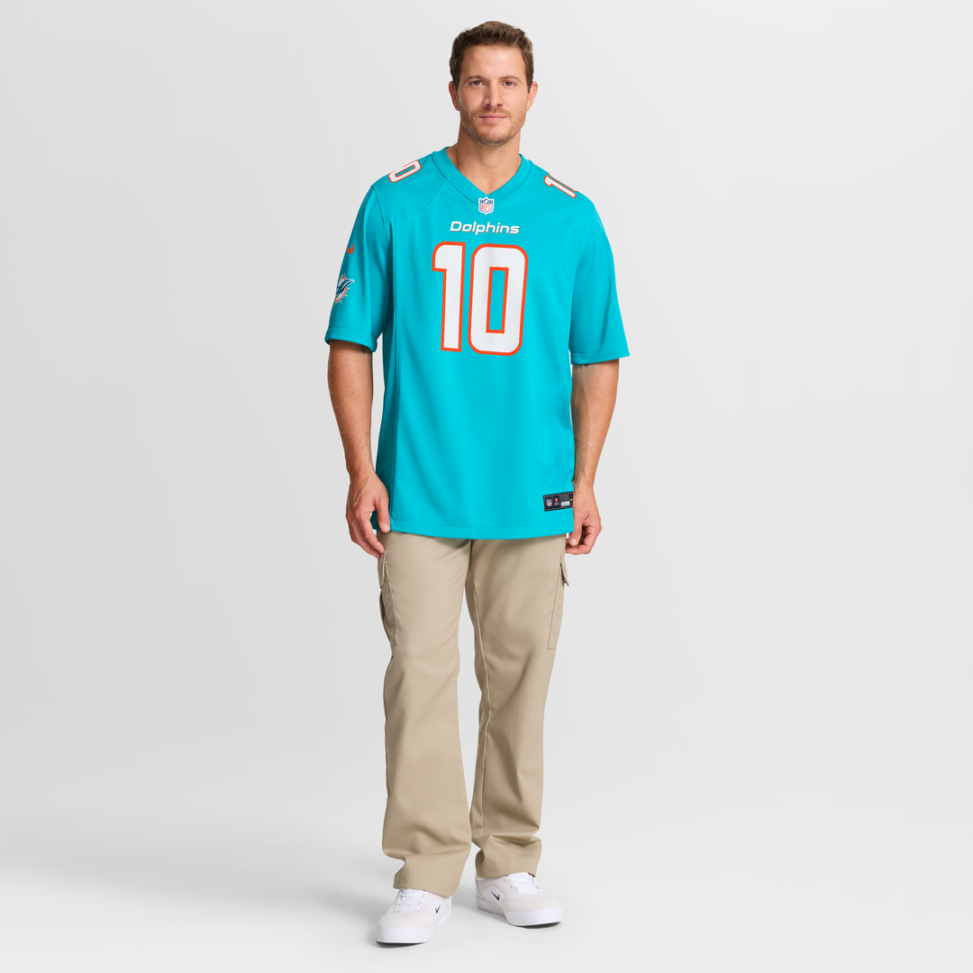 Jacob Rodriguez Miami Dolphins Game Jersey - Aqua