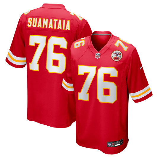 Kingsley Suamataia Kansas City Chiefs Game Jersey - Red