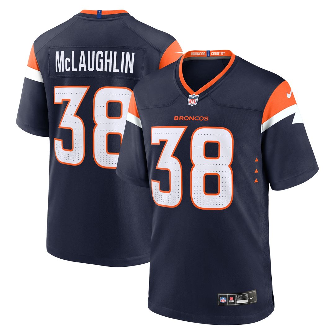 Jaleel McLaughlin Denver Broncos Game Jersey - White