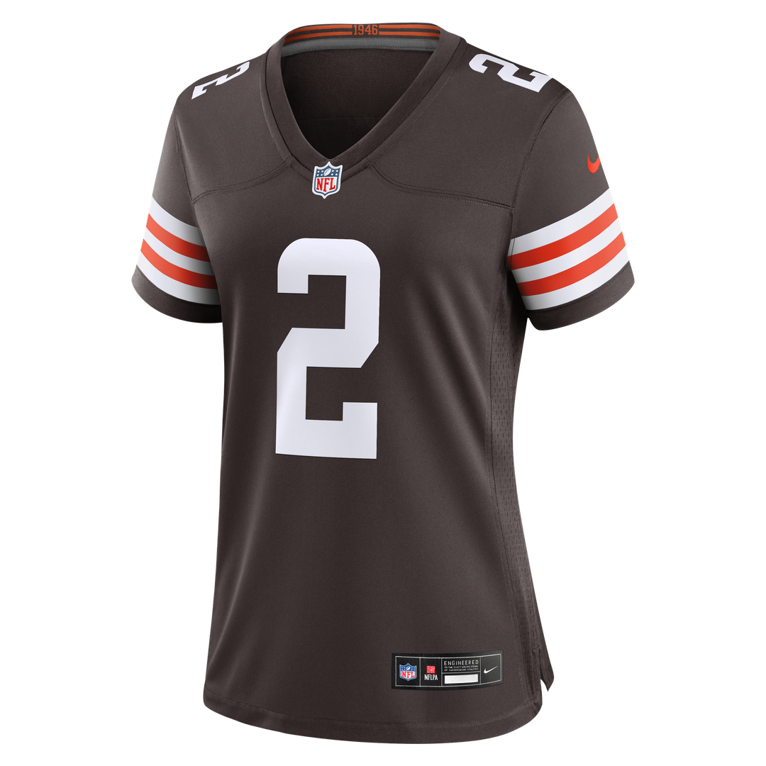 Shedeur Sanders Cleveland Browns Women's Team Game Jersey - Brown