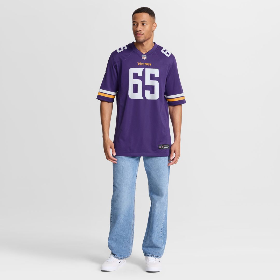Michael Jurgens Minnesota Vikings Game Jersey - Purple
