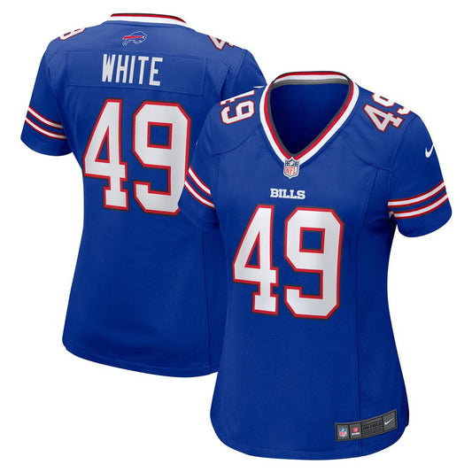 DaShaun White Buffalo Bills Women's Team Game Jersey - Royal