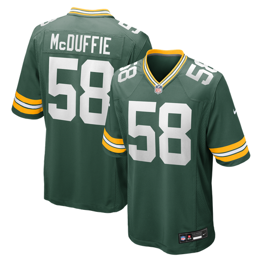 Isaiah McDuffie Green Bay Packers Game Jersey - Green