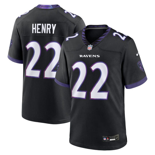 Derrick Henry Baltimore Ravens Alternate Game Jersey - Black