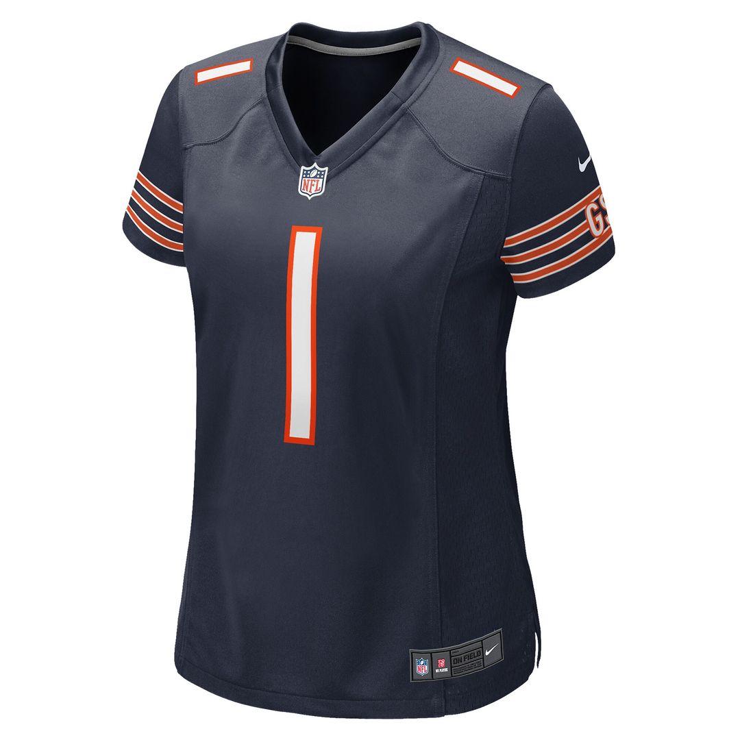 Number 1 Bride Chicago Bears Women's Game Jersey - Navy