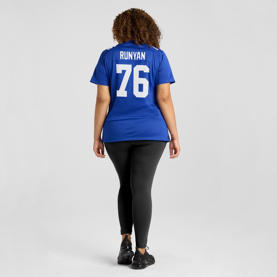 Jon Runyan New York Giants Women's Game Jersey - Royal