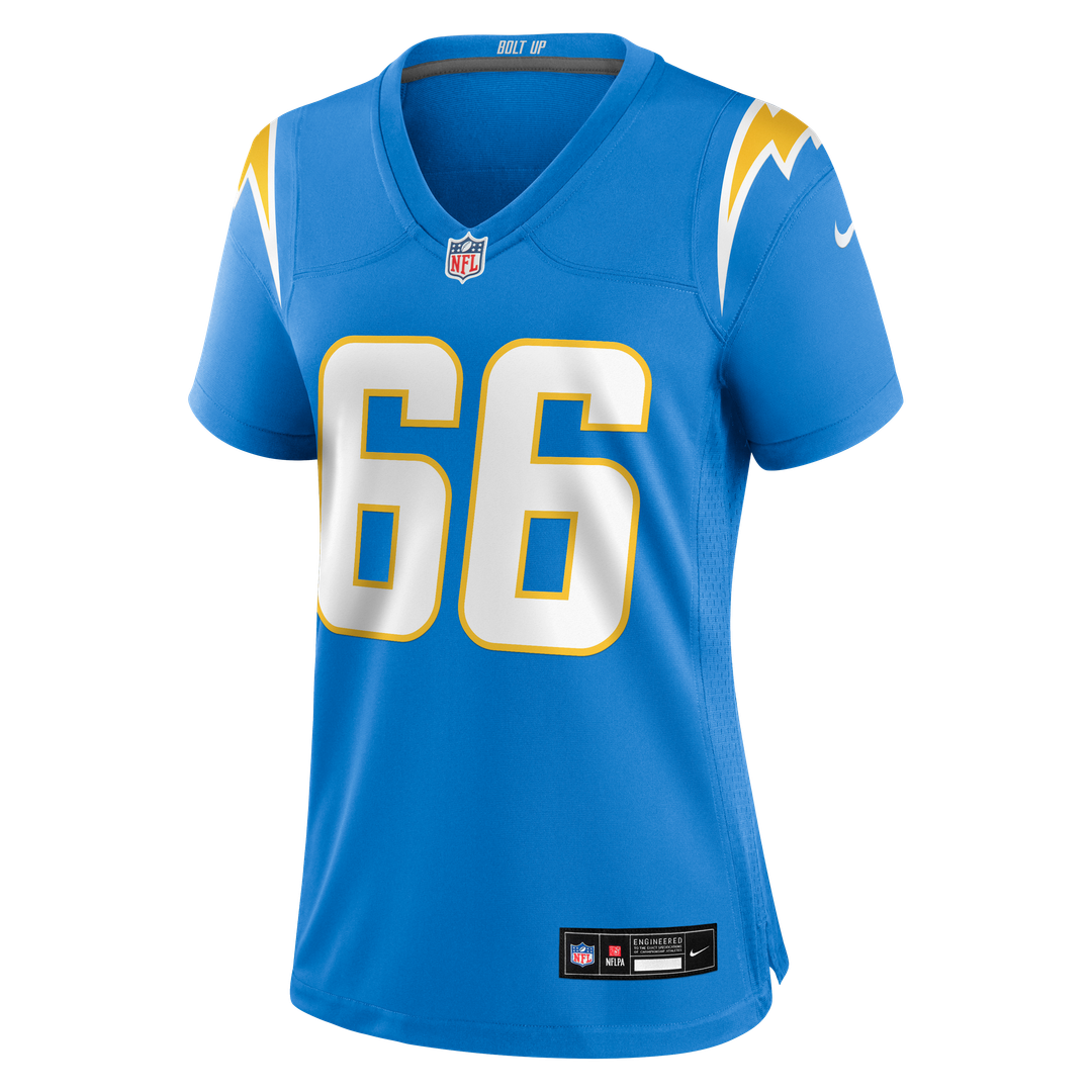 Jake Slaughter Los Angeles Chargers Women's Team Game Jersey - Powder Blue