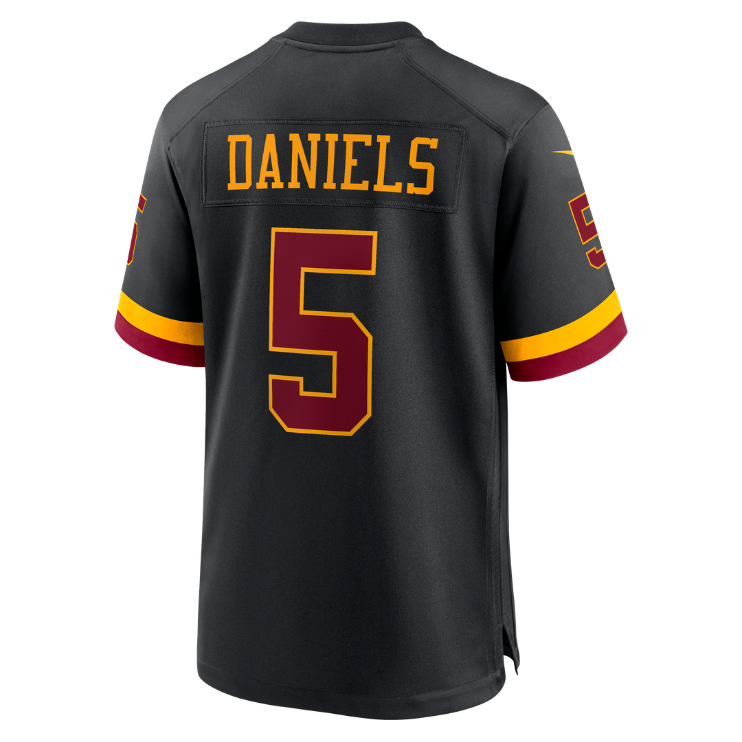 Hail Raiser Jayden Daniels Washington Commanders Alternate Game Jersey - Black