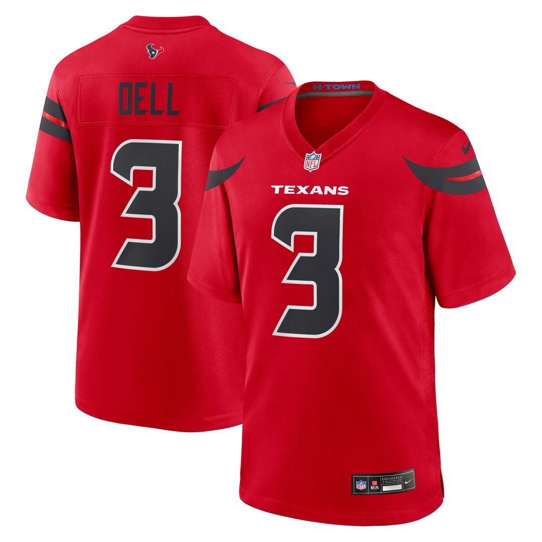 Tank Dell Houston Texans Game Jersey - Navy