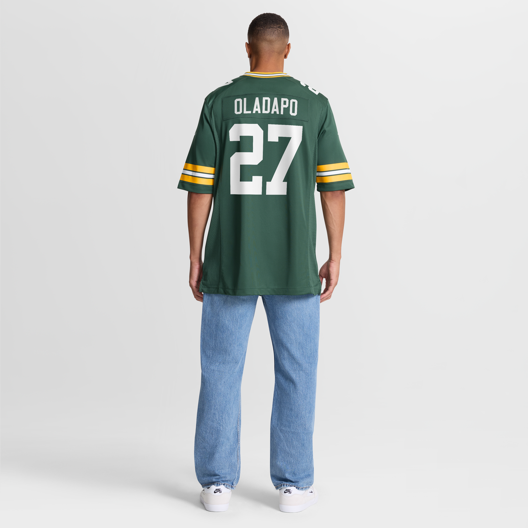 Kitan Oladapo Green Bay Packers Game Jersey - Green
