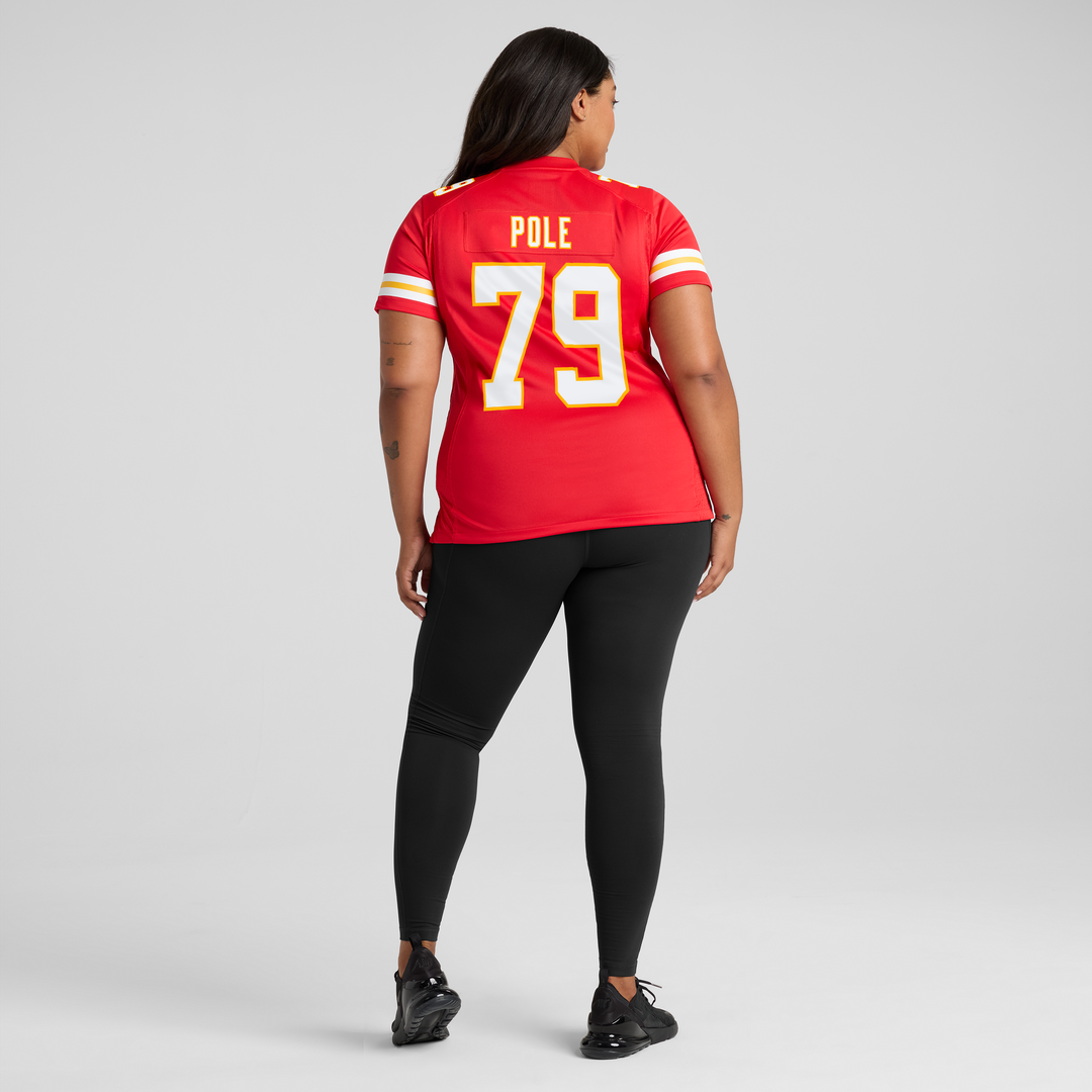 Esa Pole Kansas City Chiefs Women's Team Game Jersey - Red