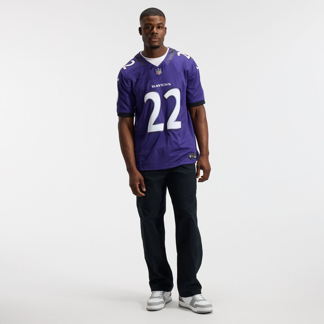 Derrick Henry Baltimore Ravens Vapor F.U.S.E. Stitched Limited Jersey - White