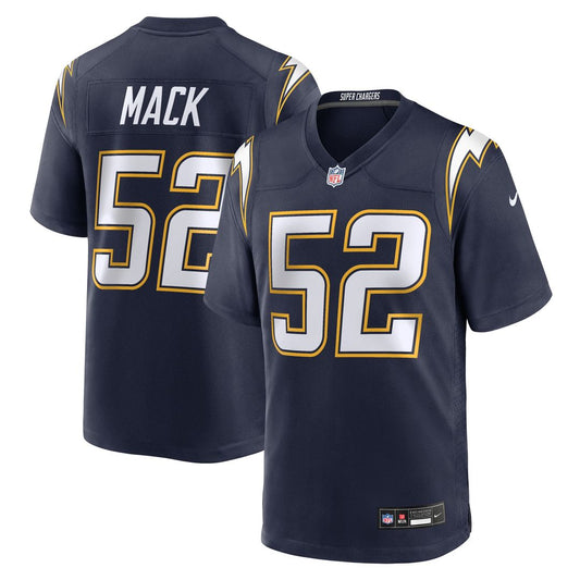 Khalil Mack Los Angeles Chargers Alternate Super Chargers Game Player Jersey - Navy