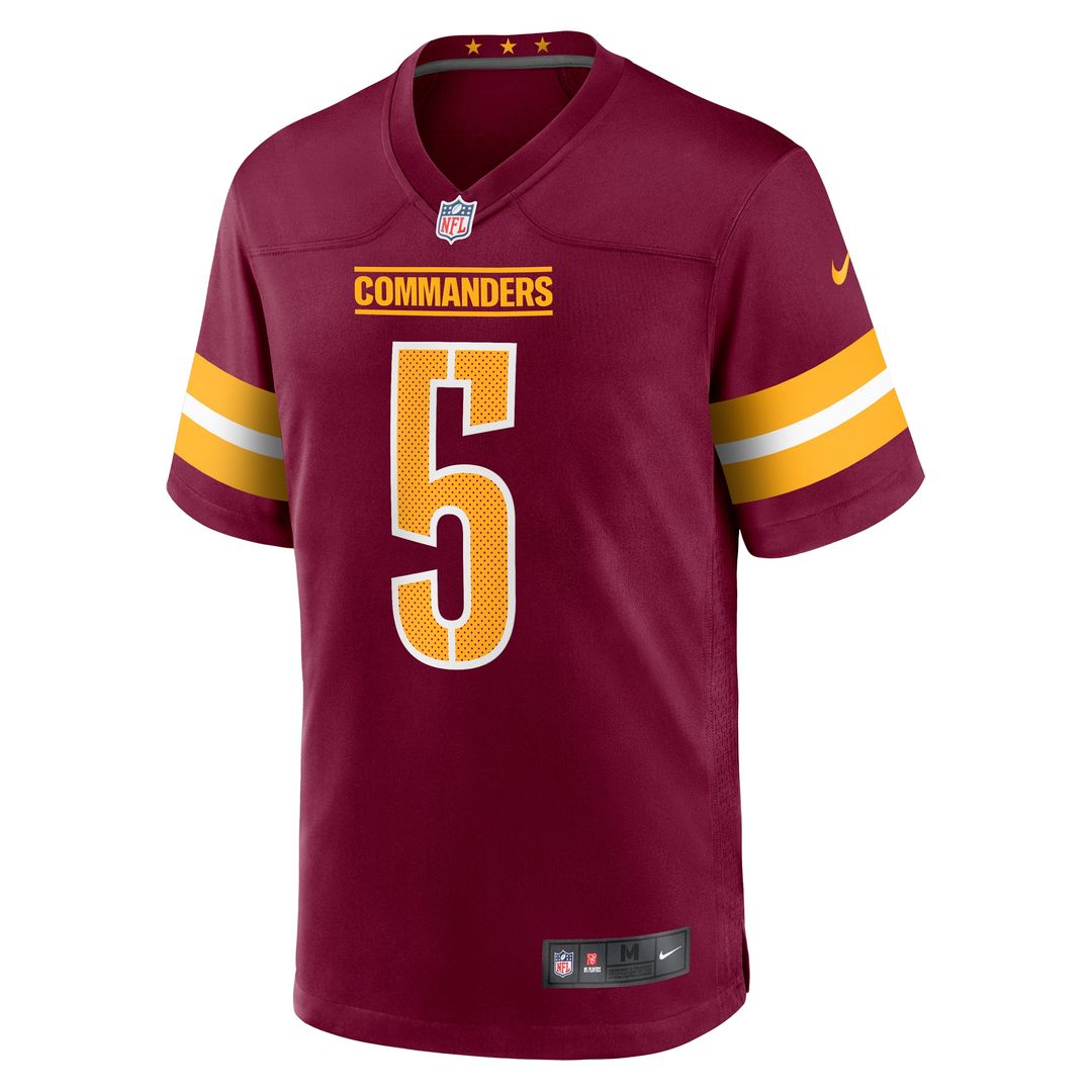 Jayden Daniels Washington Commanders Player Game Jersey - White