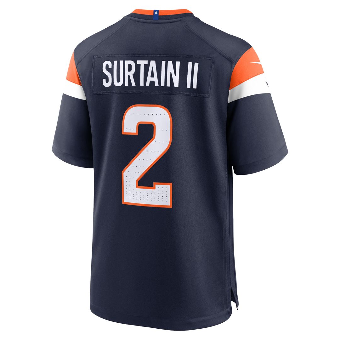 Patrick Surtain II Denver Broncos Team Game Jersey - Orange