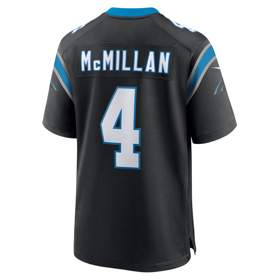 Tetairoa McMillan Carolina Panthers Team Game Jersey - Black