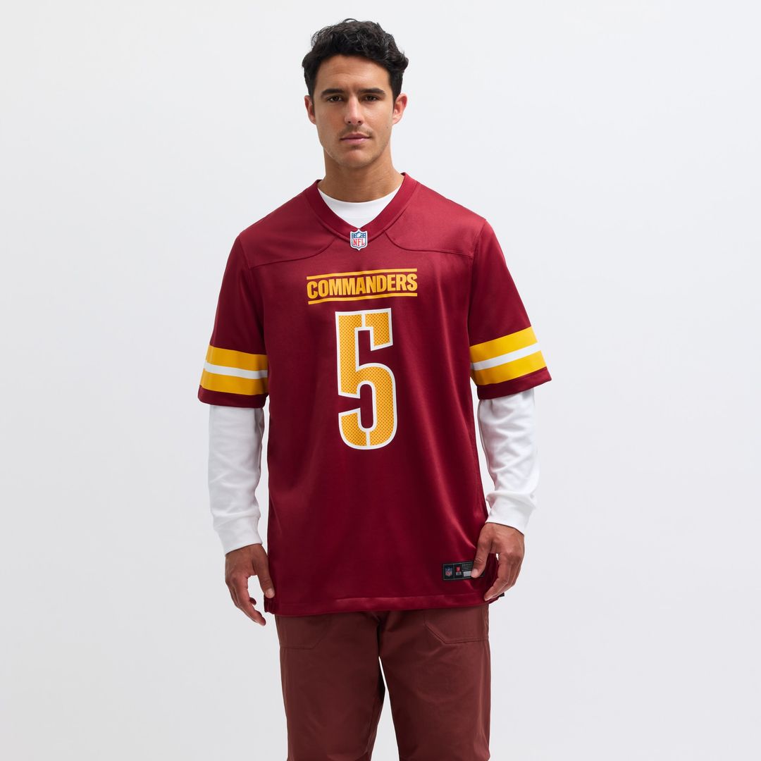 Jayden Daniels Washington Commanders Player Game Jersey - White
