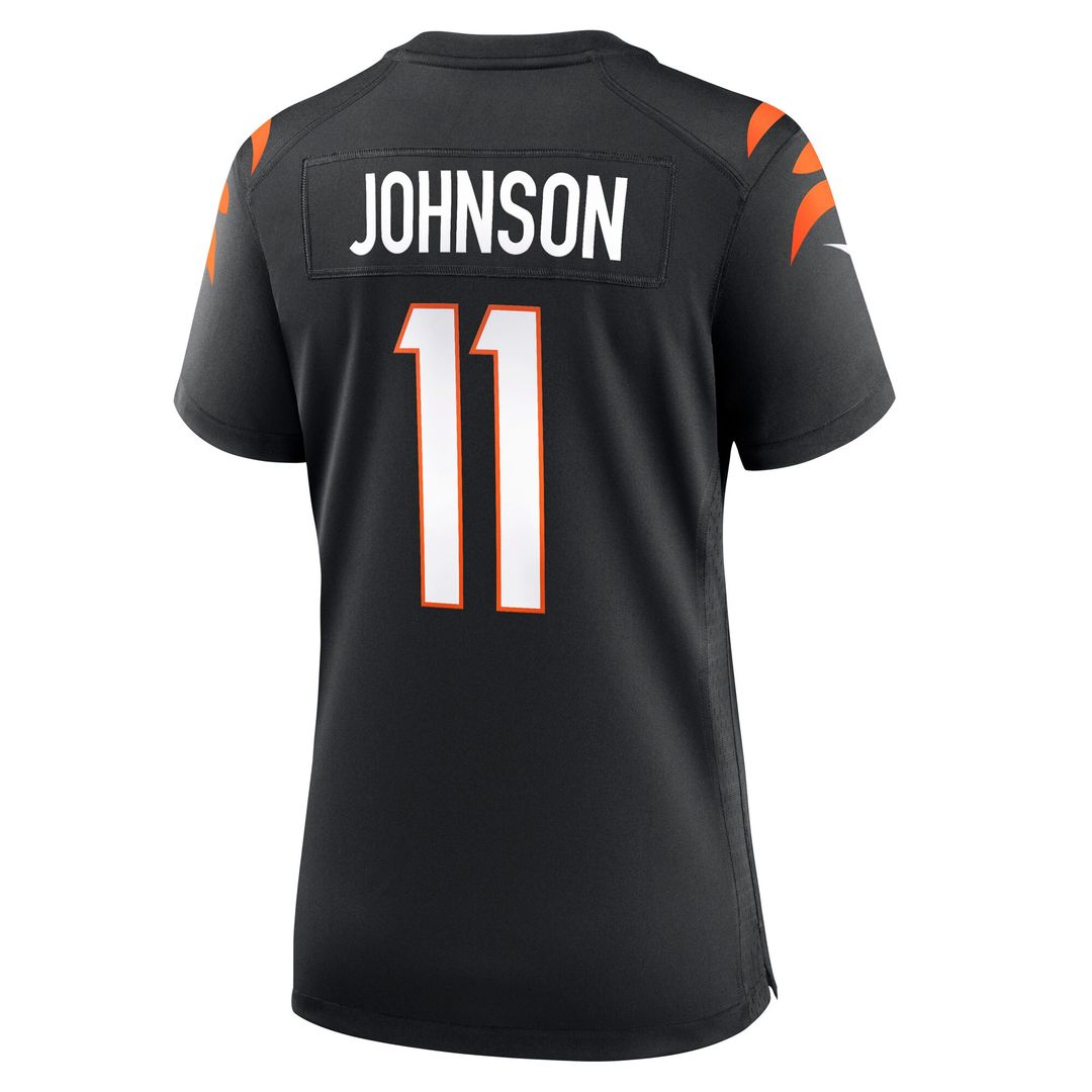 Josh Johnson Cincinnati Bengals Women's Team Game Jersey - Black