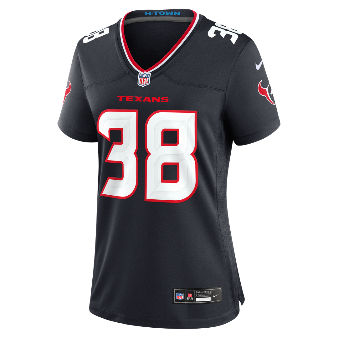 Kai Kroeger Houston Texans Women's Team Game Jersey - Navy