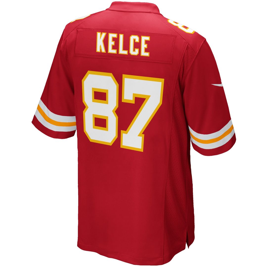 Travis Kelce Kansas City Chiefs Youth Game Jersey - White