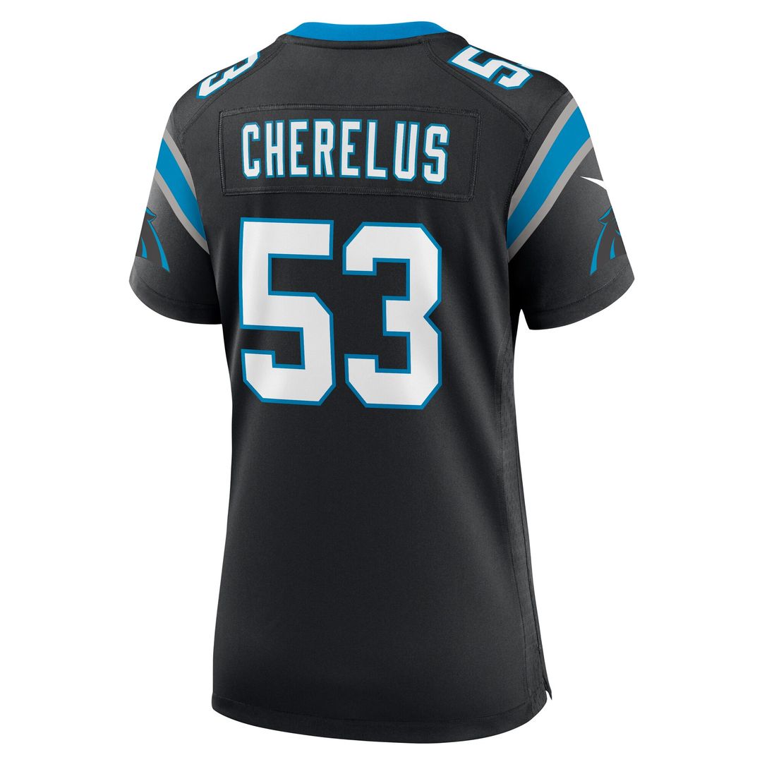 Claudin Cherelus Carolina Panthers Women's Team Game Jersey - Black