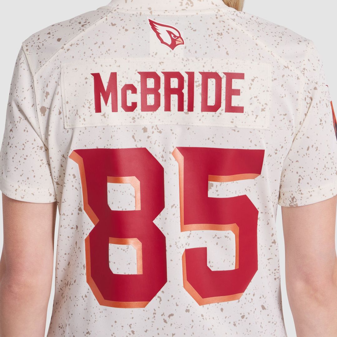 Trey McBride Arizona Cardinals Women's 2025 Rivalries Collection Game Jersey - Natural
