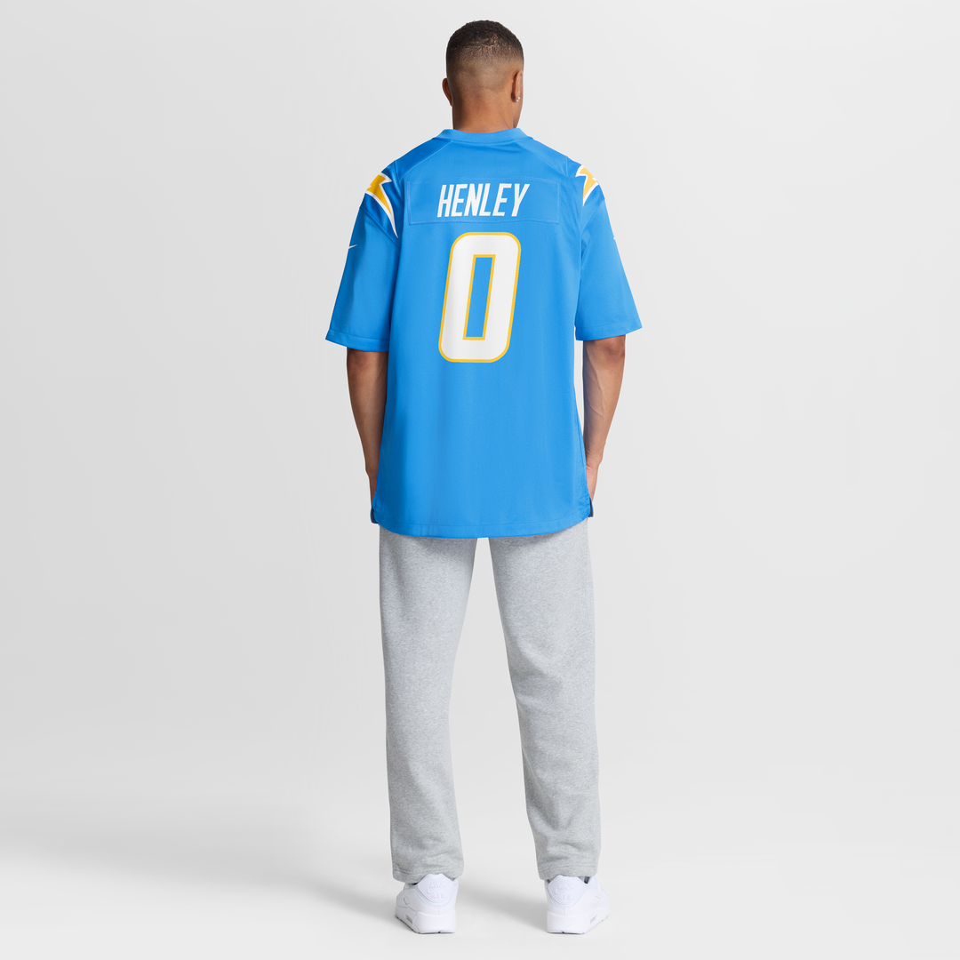 Daiyan Henley Los Angeles Chargers Team Game Jersey - Powder Blue