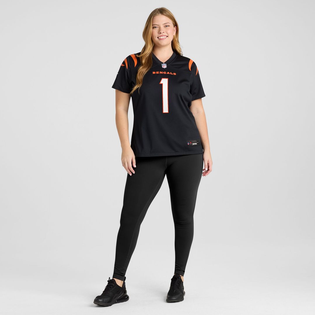 Number 1 Bride Cincinnati Bengals Women's Game Jersey - Black