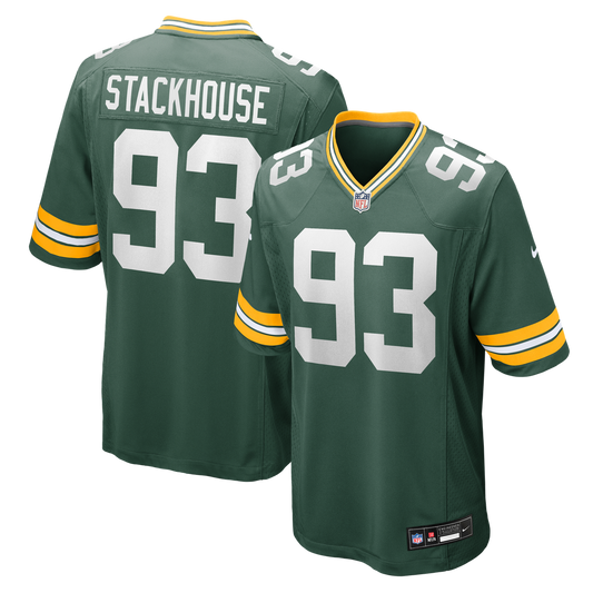 Nazir Stackhouse Green Bay Packers Team Game Jersey - Green