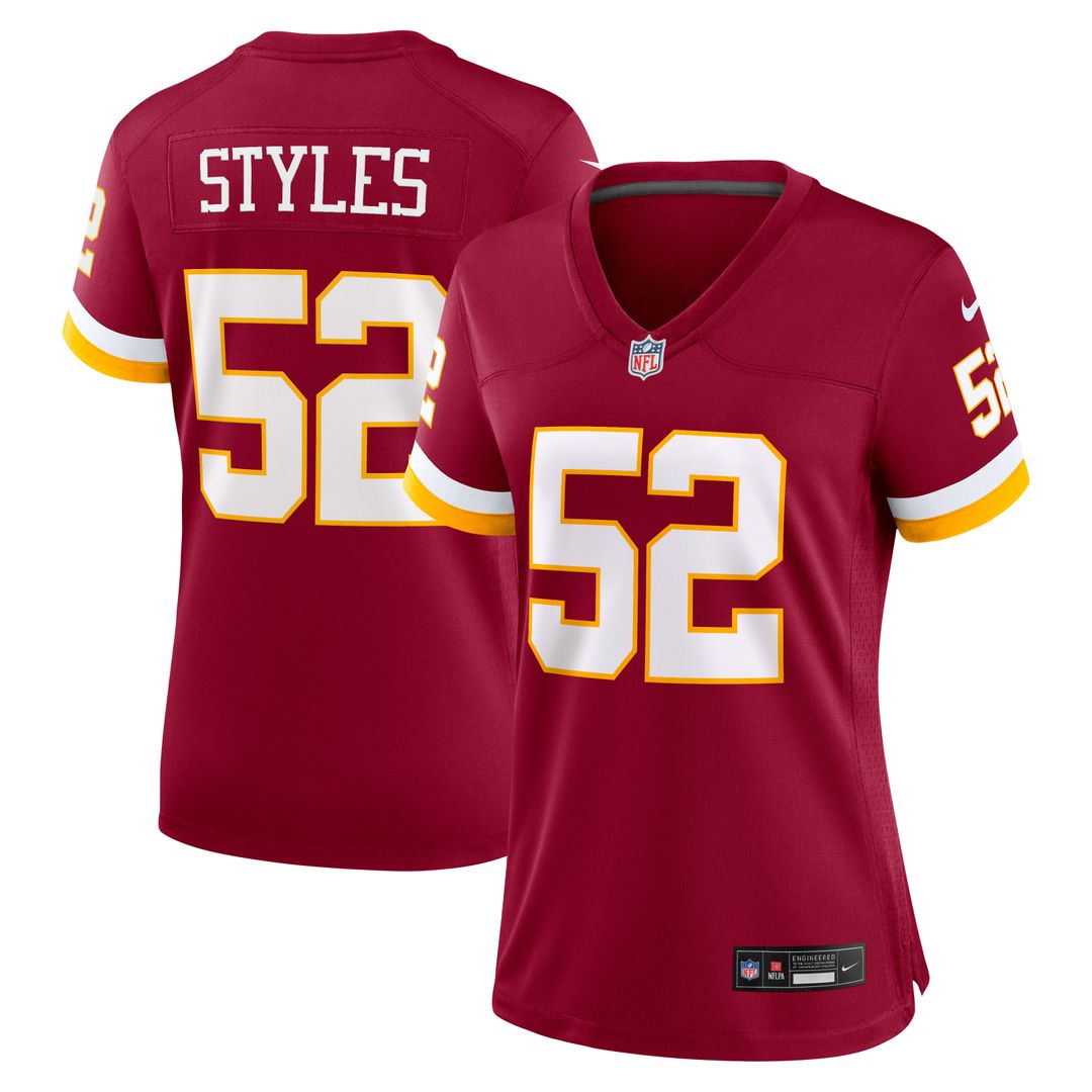 Sonny Styles Washington Commanders Women's Game Jersey - Burgundy