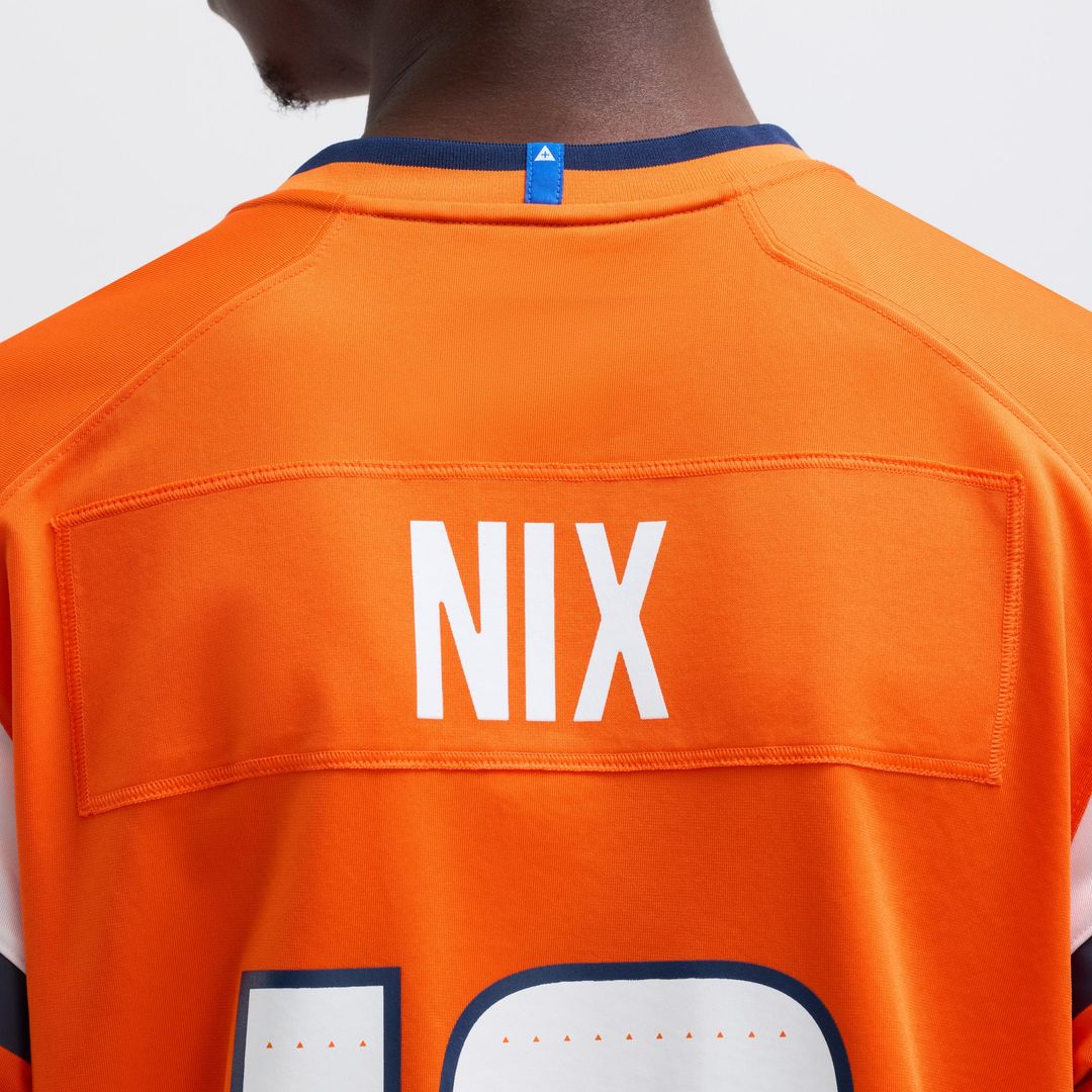 Bo Nix Denver Broncos Player Game Jersey - Orange