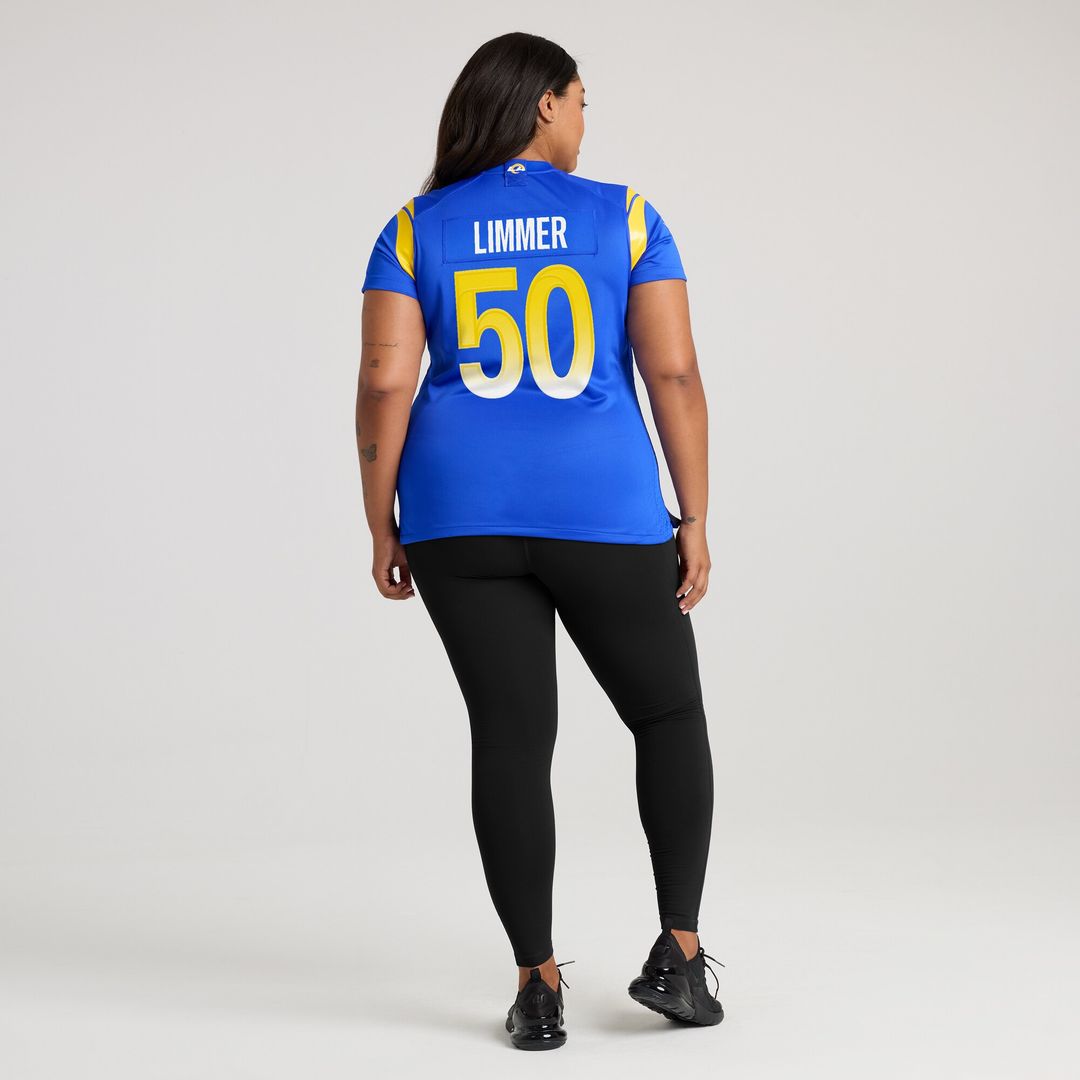 Beaux Limmer Los Angeles Rams Women's Game Jersey - Royal