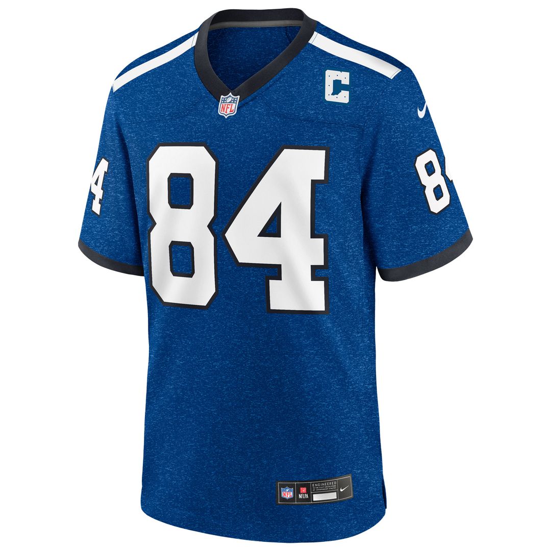 Tyler Warren Indianapolis Colts Alternate 2 Indiana Nights Game Jersey - Heather Royal