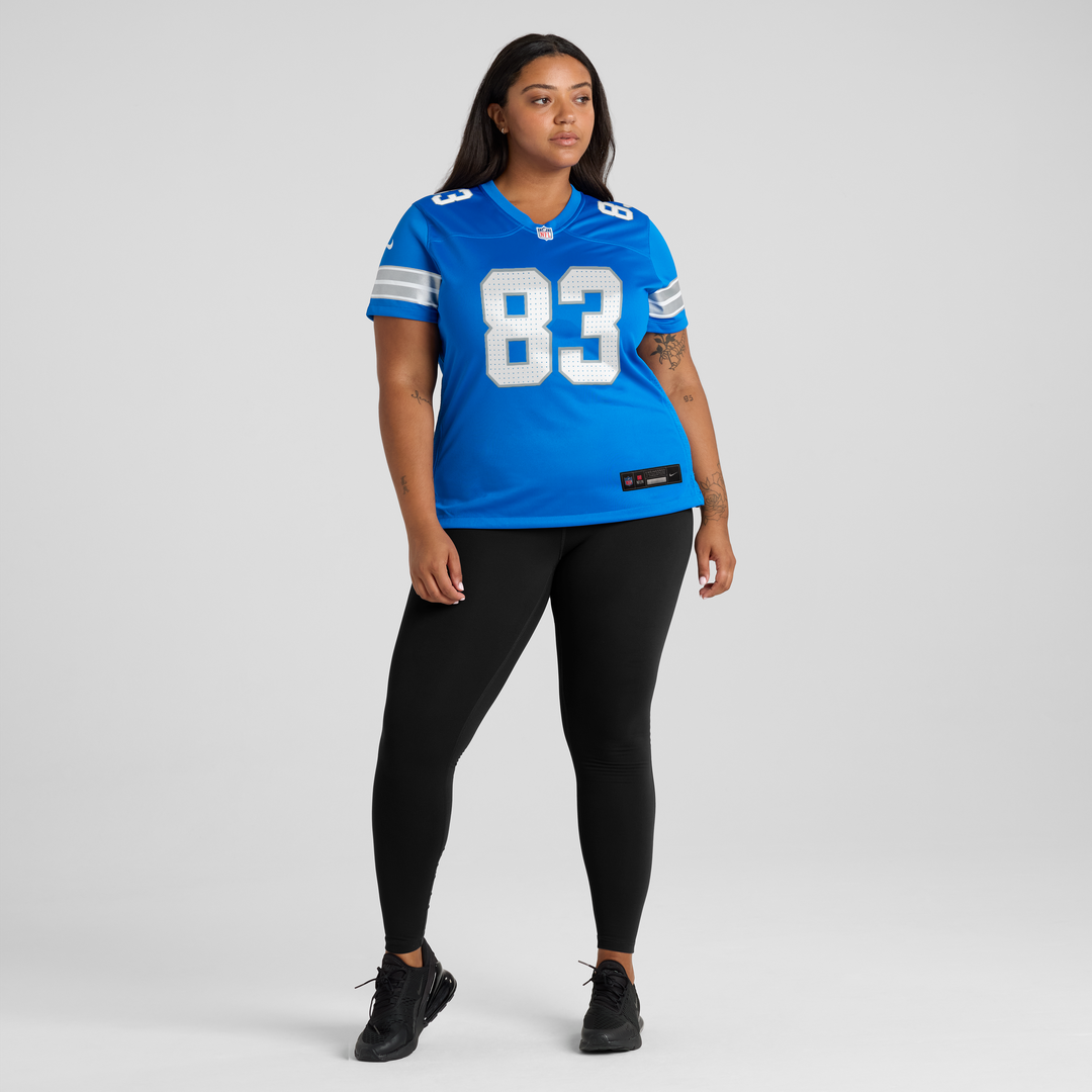 Tyler Conklin Detroit Lions Women's Team Game Jersey - Blue