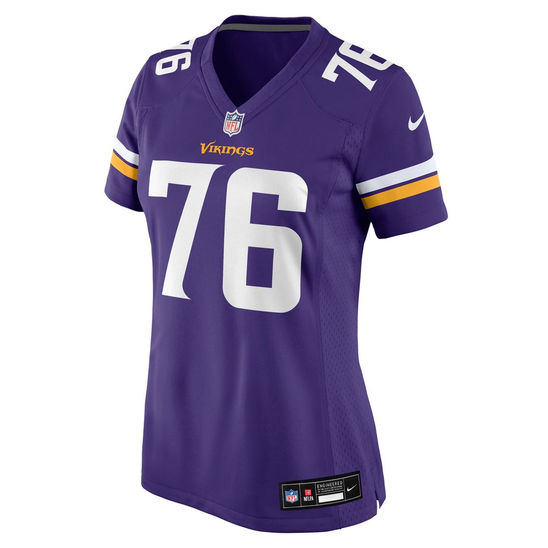 Will Fries Minnesota Vikings Women's Team Game Jersey - Purple