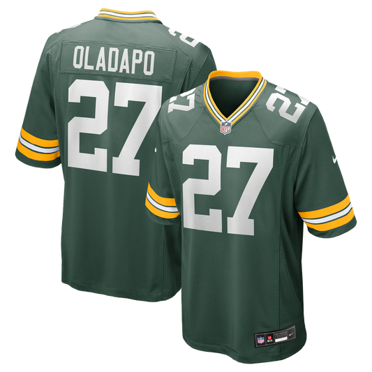 Kitan Oladapo Green Bay Packers Game Jersey - Green