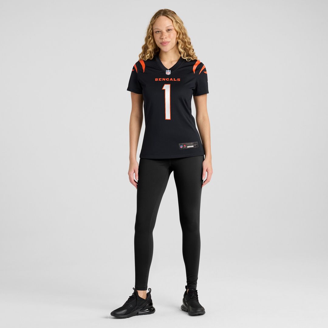 Number 1 Bride Cincinnati Bengals Women's Game Jersey - Black