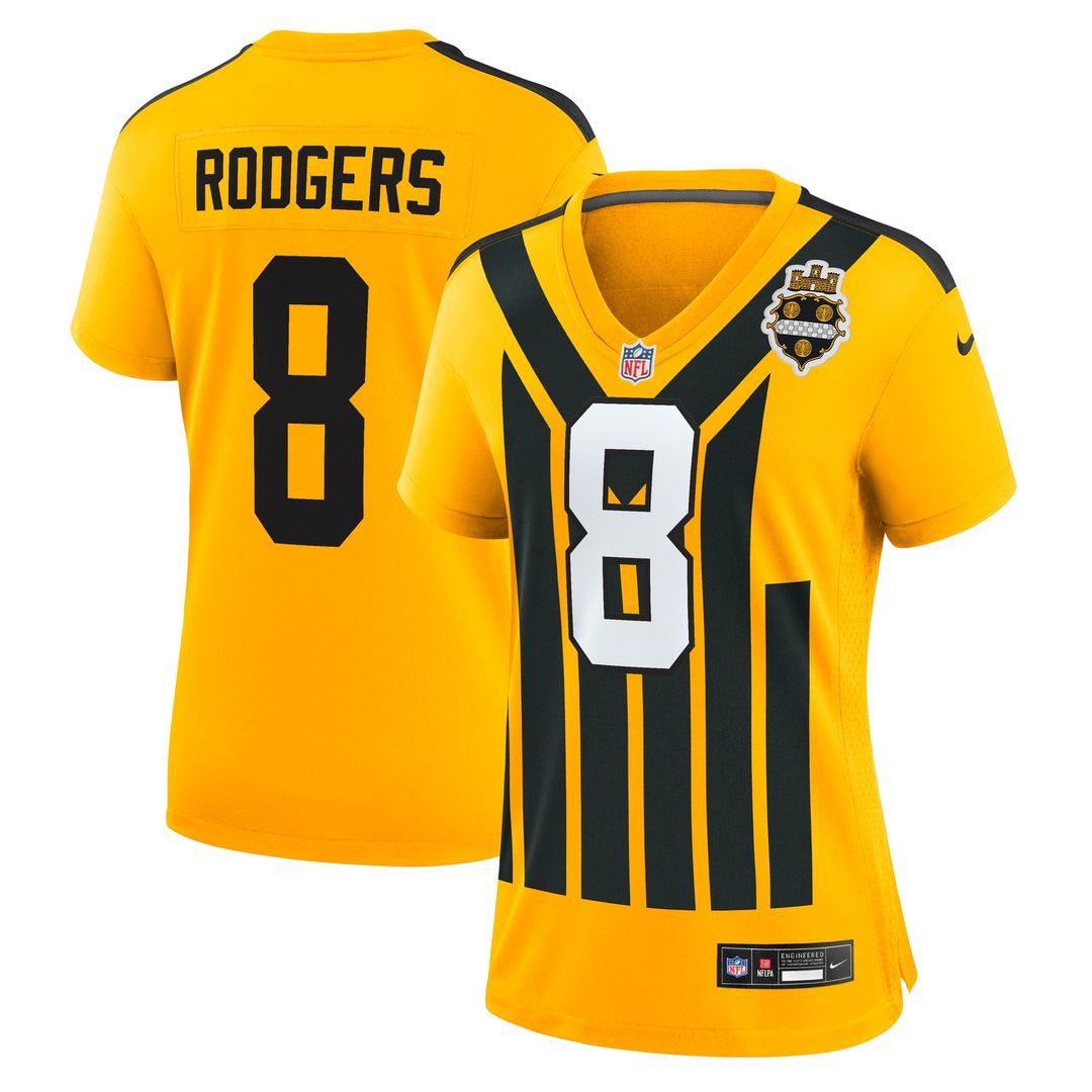Aaron Rodgers Pittsburgh Steelers Women's Game Jersey - Black
