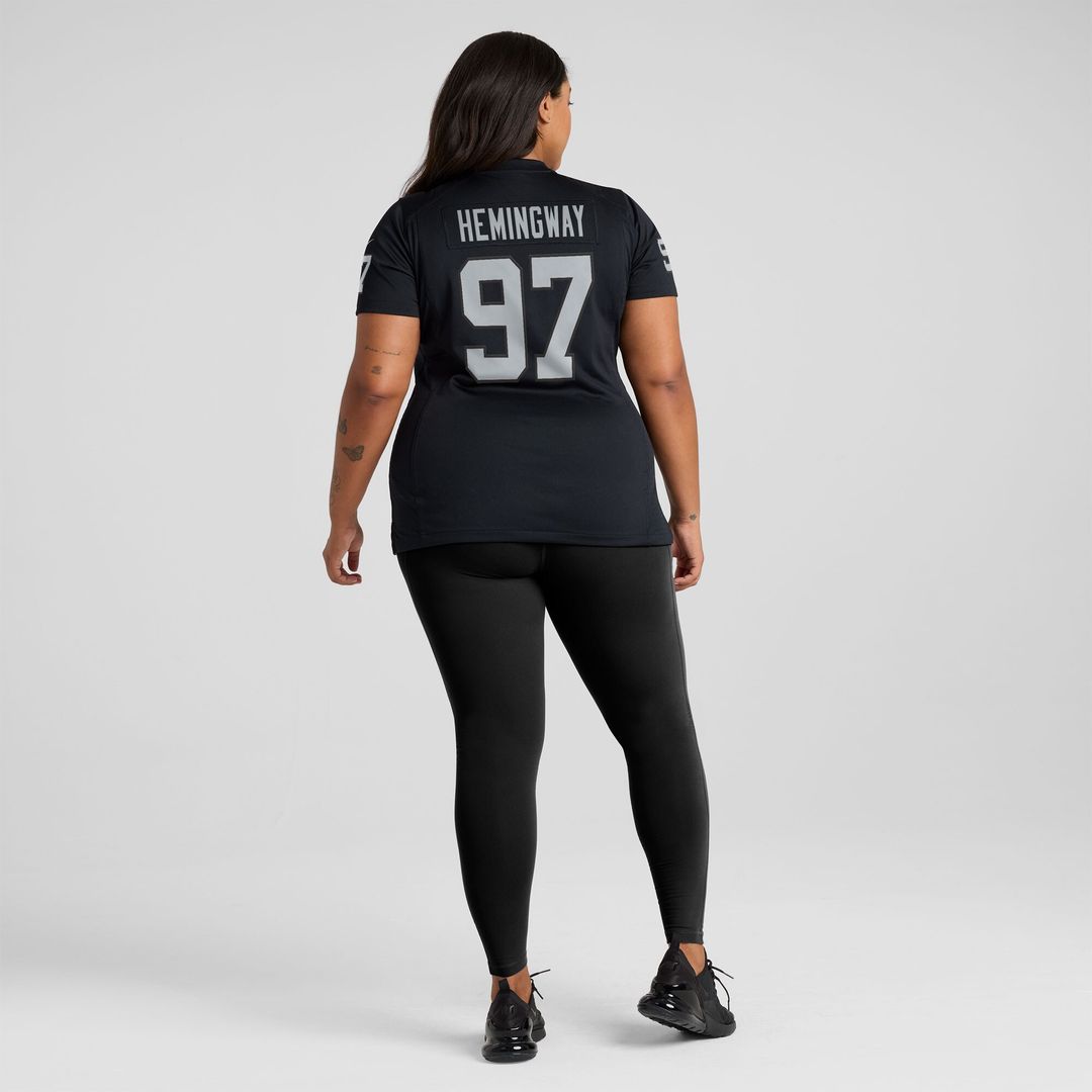 Tonka Hemingway Las Vegas Raiders Women's Team Game Jersey - Black