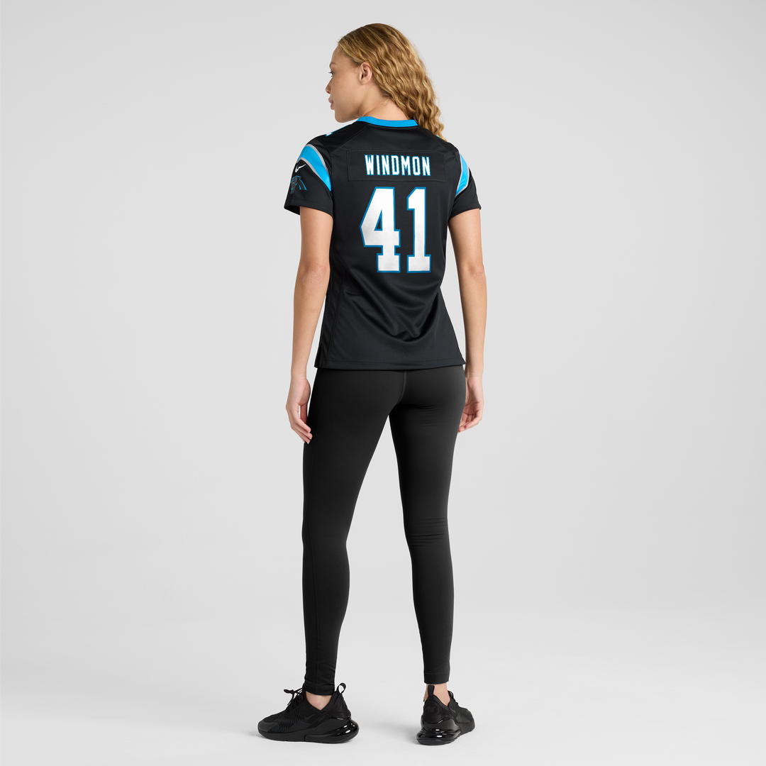 Jacoby Windmon Carolina Panthers Women's Team Game Jersey - Black