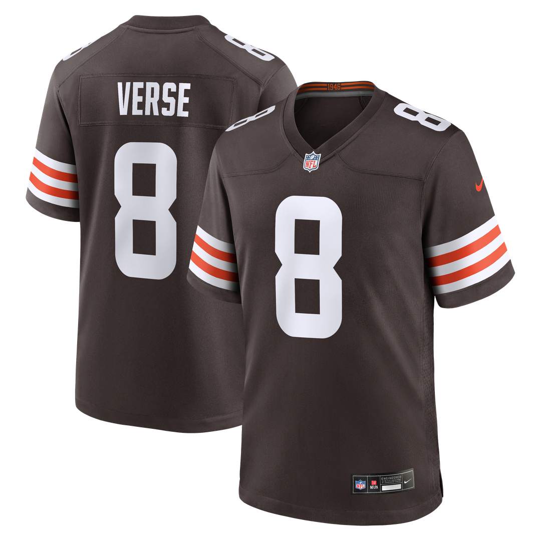 Jared Verse Cleveland Browns Youth Team Game Jersey - Brown