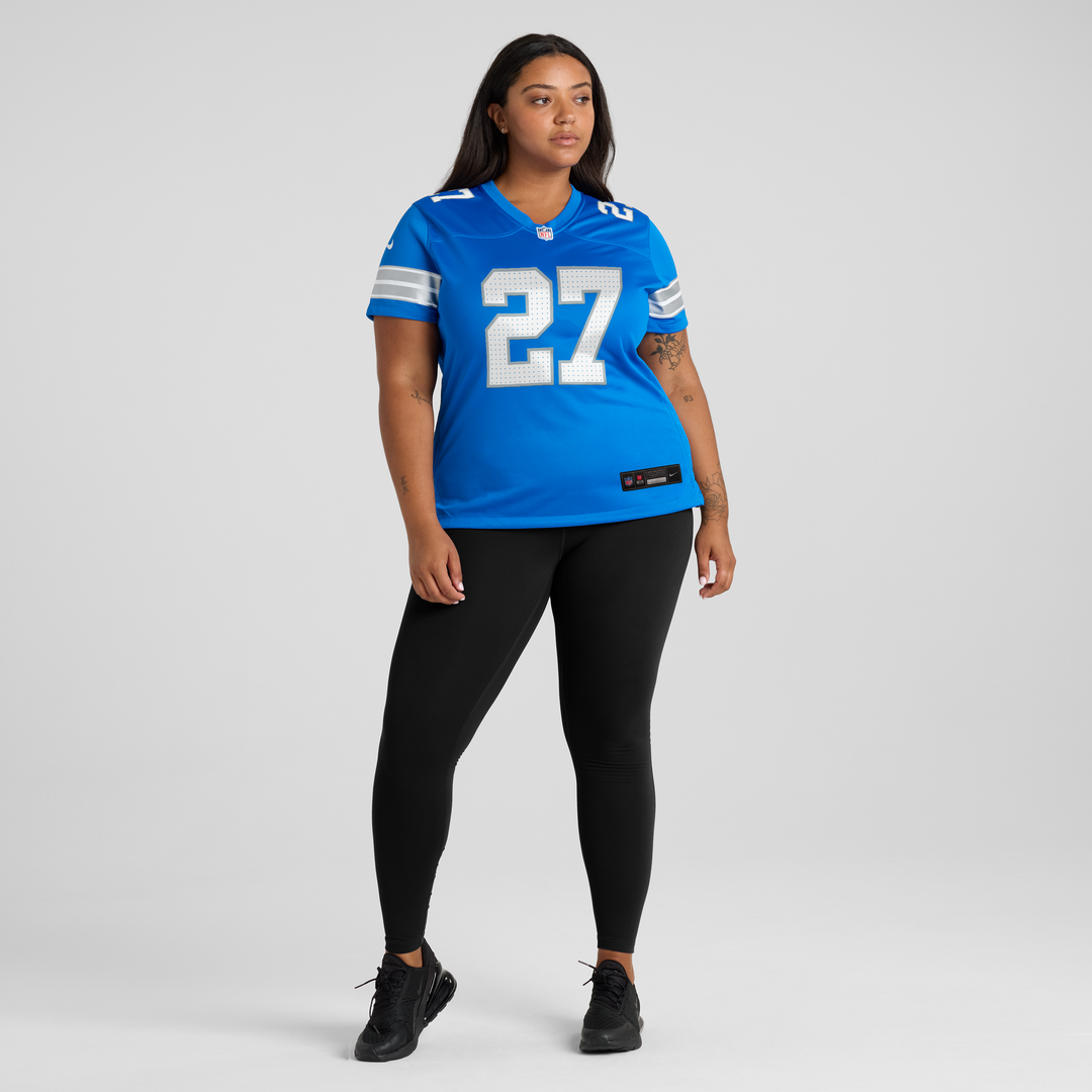 Arthur Maulet Detroit Lions Women's Team Game Jersey - Blue