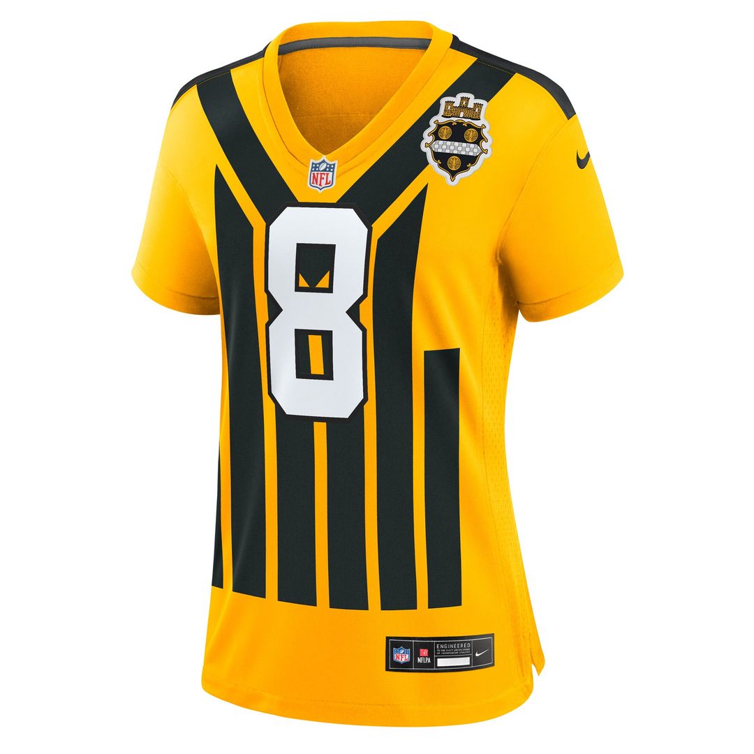 Aaron Rodgers Pittsburgh Steelers Women's Game Jersey - Black