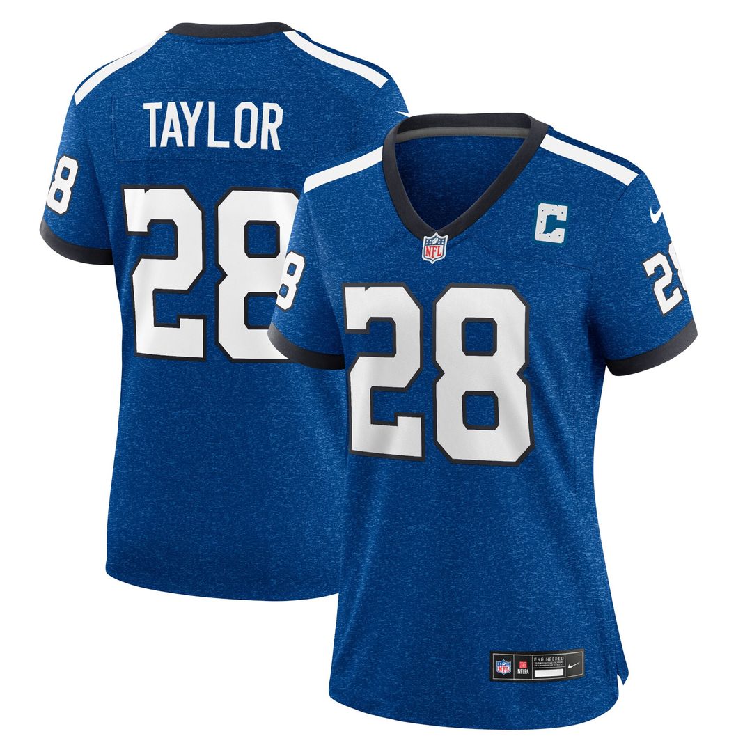 Jonathan Taylor Indianapolis Colts Women's Indiana Nights Alternate Game Jersey - Royal
