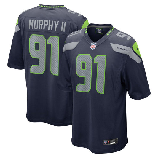 Byron Murphy II Seattle Seahawks Player Game Jersey - College Navy