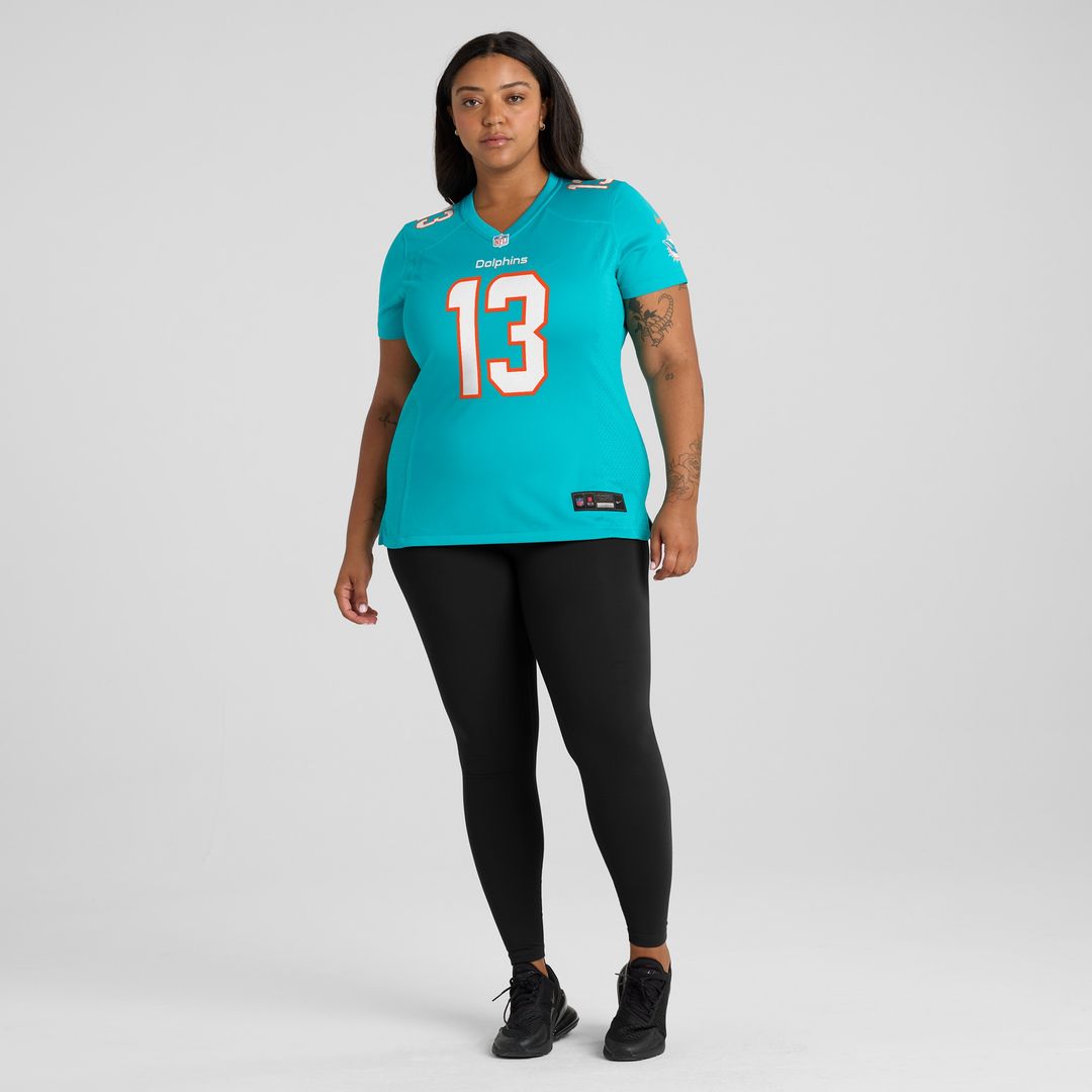 Dan Marino Miami Dolphins Women's Game Retired Player Jersey - Aqua