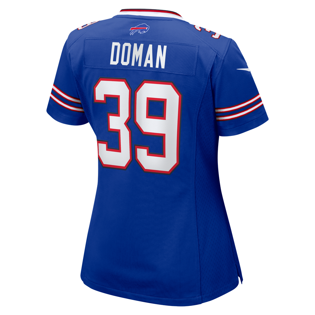 Tommy Doman Buffalo Bills Women's Team Game Jersey - Royal